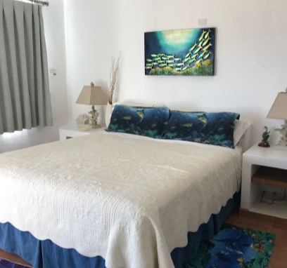 Deluxe Bedrooms at Bella Mareas vacation rental in Rocky Point, Mexico.